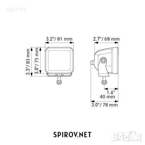 Комплект LED светлини HELLA Long-range light Black Magic 12/24V 40W 3000lm 5700K, снимка 5 - Части - 55734267