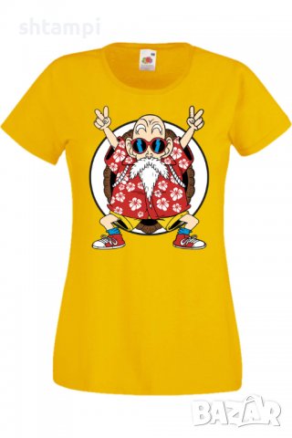 Дамска тениска Dragon Ball Z Master Roshi 02,Анимация,игра,Празник,Повод., снимка 9 - Тениски - 37945797