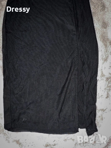 Черна рокля, снимка 3 - Рокли - 52860501