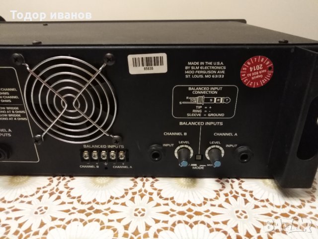 Equinox-mp600-power amp/usa/, снимка 7 - Ресийвъри, усилватели, смесителни пултове - 31457613