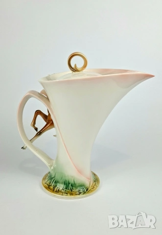 Порцеланова кана с фигура на кон - Jameson & Tailor, снимка 4 - Други - 53125472