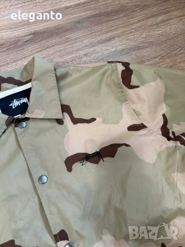 Мъжко яке Stussy Desert Camo Coach . Rain waterproof Jacket , M размер, снимка 4 - Якета - 54203757