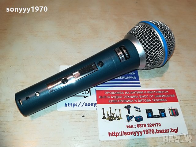 shure beta sm58s-жичен-внос швеицария, снимка 7 - Микрофони - 29709535