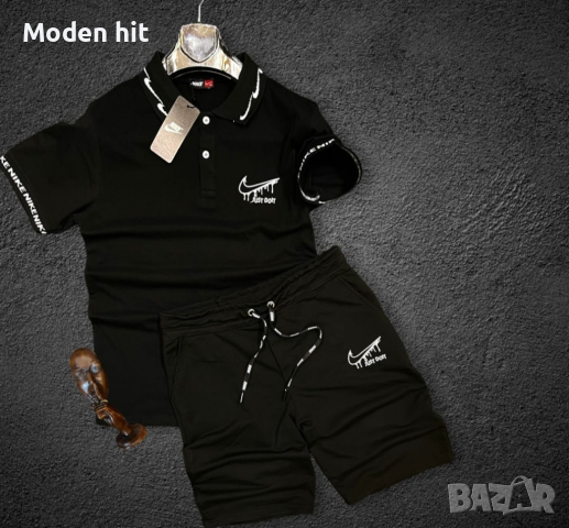 Nike мъжки летни комплекти /тениска и къси панталони/ реплика, снимка 1 - Спортни дрехи, екипи - 36420261