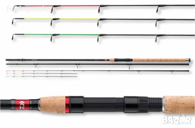Фидер въдици Daiwa Ninja - пет модела с различни дължини и акции, снимка 6 - Въдици - 30895630