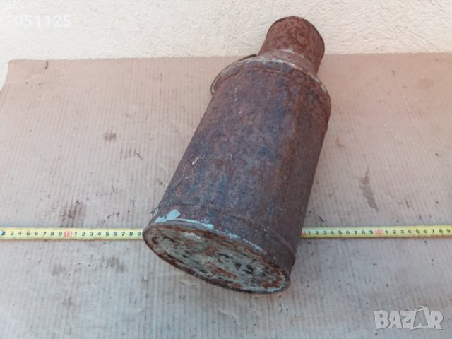 възрожденски метален гюм за мляко - 5 литра , снимка 7 - Антикварни и старинни предмети - 37273174