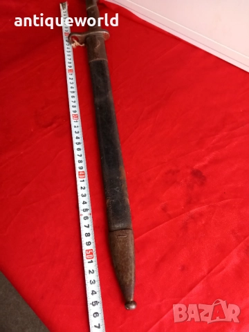1913г WW1 Голям Толедски Байонет .Щик М1913 ,ПСВ, снимка 7 - Антикварни и старинни предмети - 52488716