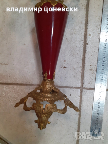 Стар френски свещник от 19 век, снимка 4 - Антикварни и старинни предмети - 52262470