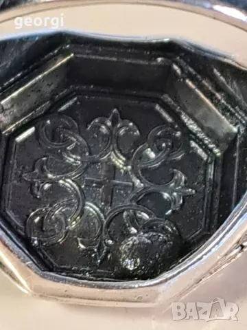 мъжки сребърен пръстен Св. Георги , снимка 7 - Пръстени - 49545439