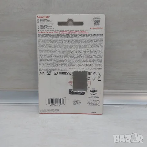Нова Карта памет SanDisk Extreme PRO 512GB microSDXC 200MB/s (Без Адаптер), снимка 5 - Карти памет - 55834932