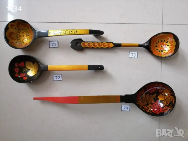 Дървени лъжици хохлома , снимка 12 - Други стоки за дома - 49173967