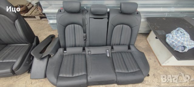 S-line Кожен салон седалки Audi A6 4g подгрев ел, снимка 2 - Части - 38684828