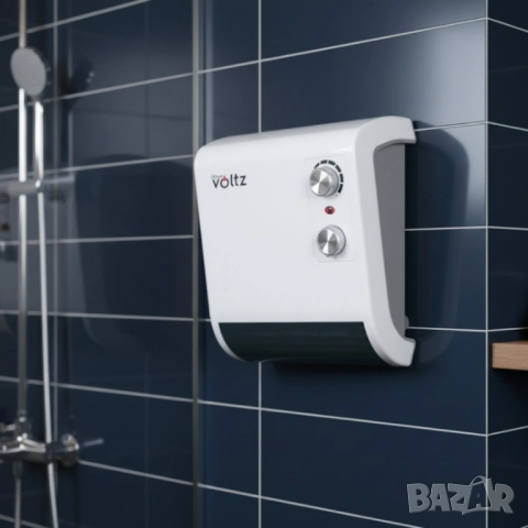 Отоплителна печка за баня Voltz OV51970J – 2000W, вентилатор, водоустойчива., снимка 2 - Отоплителни печки - 51829674