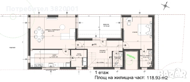 Парцел с ПУП, ток, вода, морска панорама и идеен проект, снимка 3 - Парцели - 54211866