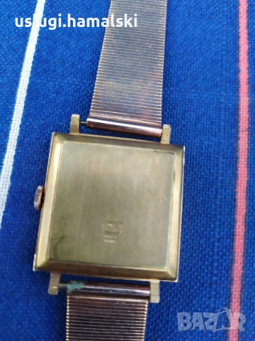 Позлатен швейцарски часовник, снимка 6 - Антикварни и старинни предмети - 53002391