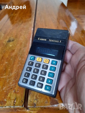 Стар калкулатор Canon Palmtronic 8, снимка 2 - Други ценни предмети - 36718998