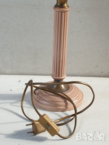 Стара настолна голяма порцеланова лампа, снимка 6 - Антикварни и старинни предмети - 40819767