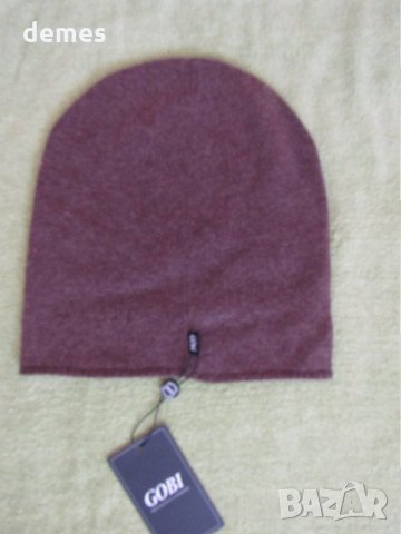  Дамска/мъжка плетена  шапка GOBI, 100% кашмир, Монголия, снимка 4 - Шапки - 27331274