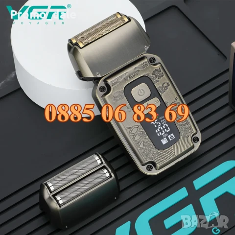 Безжична самобръсначка VGR 337, електрическа самобръсначка, водоустойчива, снимка 5 - Електрически самобръсначки - 50480679