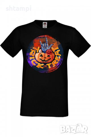 Мъжка тениска Halloween 04,Halloween,Хелоуин,Празник,Забавление,Изненада,Обичаи,