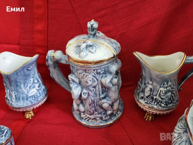 Уникален порцеланов комплект Capodimonte, снимка 2 - Колекции - 40303333