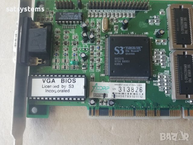 Видео карта Acorp S3 Virge/DX 4MB PCI, снимка 6 - Видеокарти - 37252759