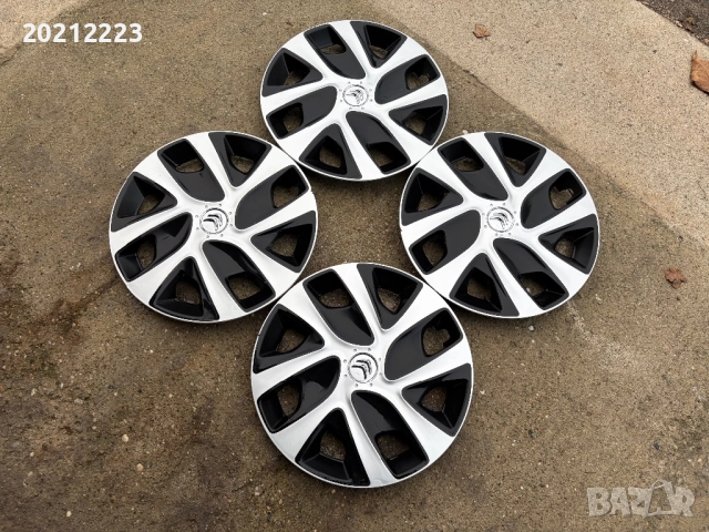 4 броя оригинални тасове за Citroen C3  Aircross 16, снимка 5 - Аксесоари и консумативи - 52455325