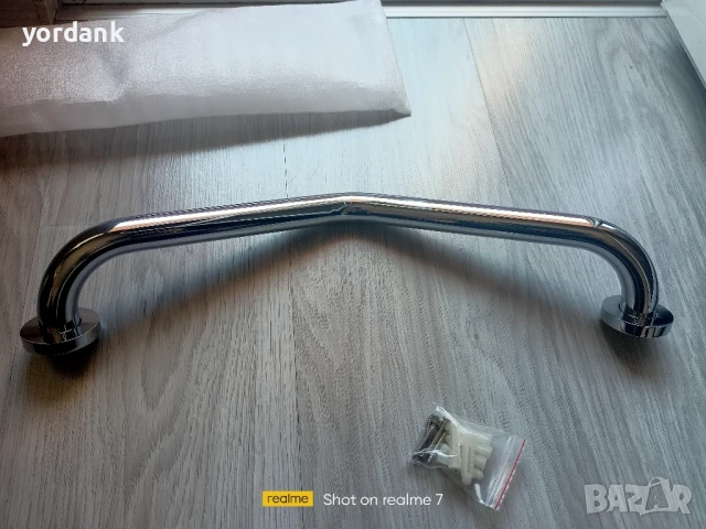 Метална иноксова дръжка за вана, баня и др, снимка 2 - Други стоки за дома - 50546900