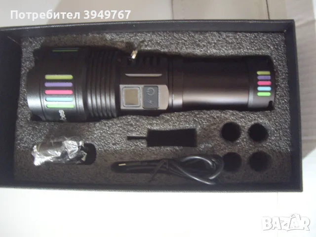 Мощен акумулаторен прожектор., снимка 2 - Прожектори - 49393788