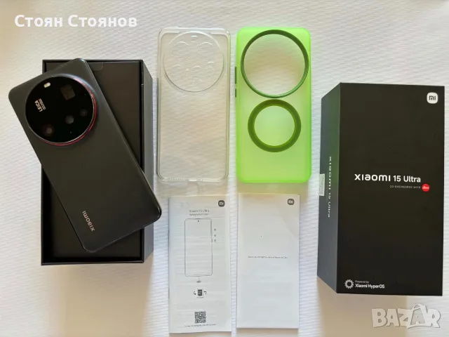 Възможен бартер/Xiaomi 15 Ultra, 16 GB RAM, 512 GB, 5G, Black