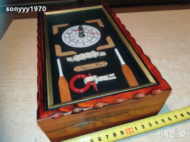 кутия за ключове+часовник с морски възли 0211201745