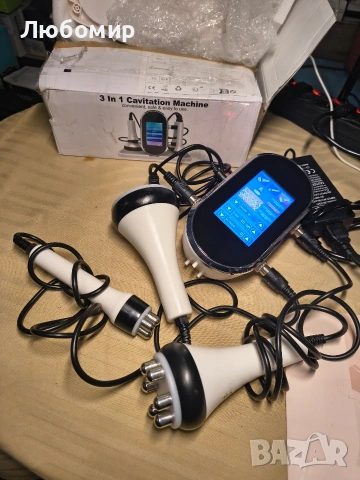 3 в 1 многополюсен ултразвуков кавитационен радиочестотен апарат, високочестотен,  , снимка 3 - Козметични уреди - 53041508