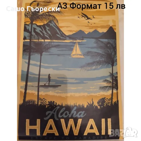 Плакат Хавай , снимка 1