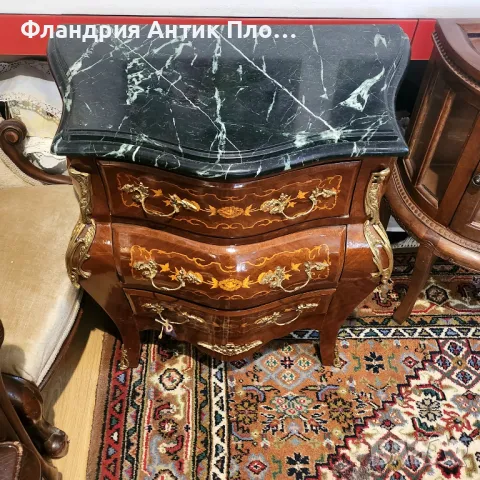 Луксозен комод Луи ХV , снимка 7 - Скринове - 36603443