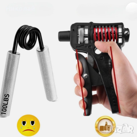 Уред за тренировка на ръце и предмишници Hand-Muscle Developer, снимка 2 - Фитнес уреди - 53233736