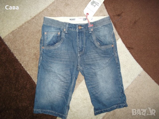 Къси дънки INDIGO  мъжки,С-М, снимка 2 - Дънки - 29456055