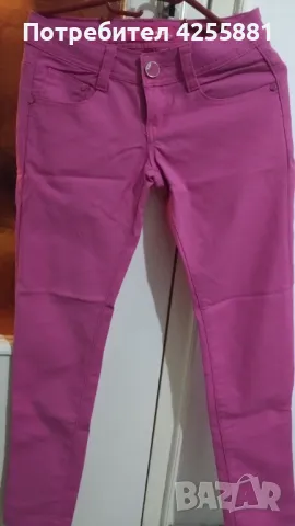 Розови дънки, снимка 2 - Дънки - 47903543