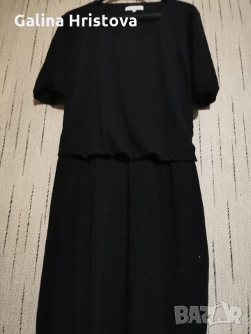 СТИЛНА РОКЛЯ С ЕФЕКТЕН ГРЪБ МАКСИ РАЗМЕР ДО 2XL