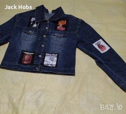 Дет метъл мъжко яке, снимка 3 - Якета - 54142842