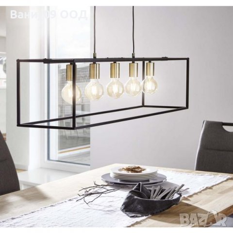 Уникален голям полилей в индустриален стил, код 2903, снимка 3 - Лампи за таван - 37816718