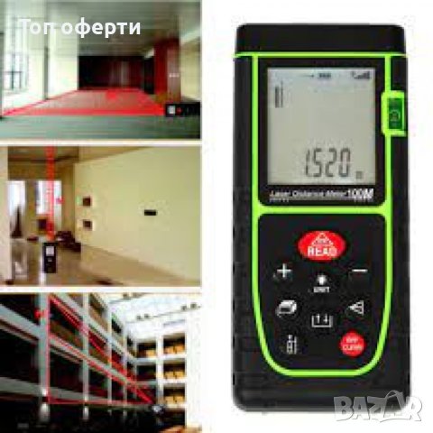 Лазерен дистанциометър за измерване на разстояние, площ или обем 40m., снимка 2 - Друга електроника - 44465590