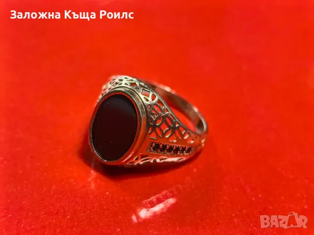 Мъжки златен пръстен 14К 585, 5.65 гр., размер 63, снимка 3 - Пръстени - 56239142
