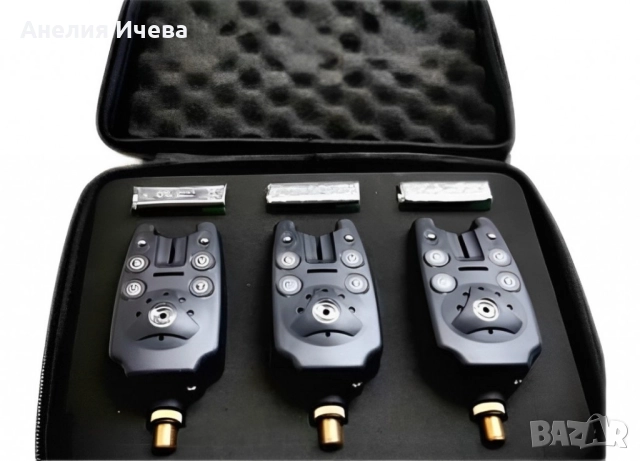 Комплект безжични водоустойчиви сигнализатори -3бр с батерии и куфар Osako