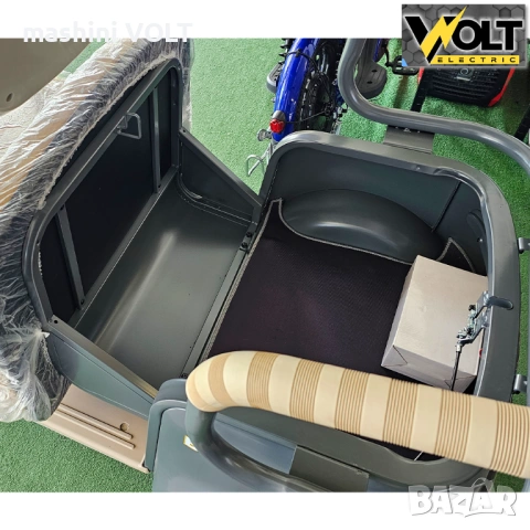 Двуместна електрическа триколка с покрив BULLMAX CRUISER 2, 3000W, 72V, CE сертификат, снимка 4 - Инвалидни скутери - 53086941