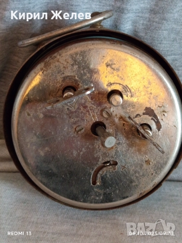 Стар механичен будилник СССР рядък за части ремонт КОЛЕКЦИЯ 44035, снимка 5 - Антикварни и старинни предмети - 51958248