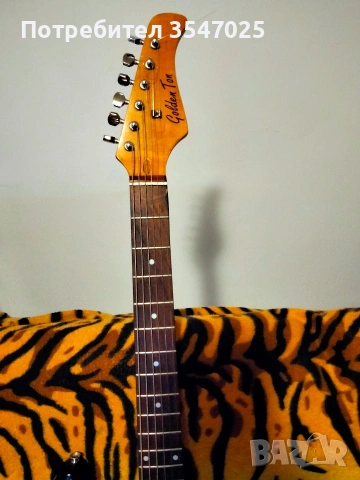 Електрическа китара Golden ton, екранирана с медно фолио , снимка 4 - Китари - 53139984