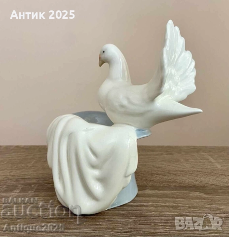Порцеланов гълъб Porceval – Испания, 10 см, снимка 3 - Антикварни и старинни предмети - 51455484