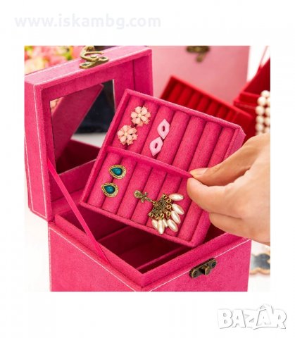 ШИКОЗНА КУТИЯ ЗА БИЖУТА С 3 НИВА - код 1754, снимка 3 - Други - 33986886