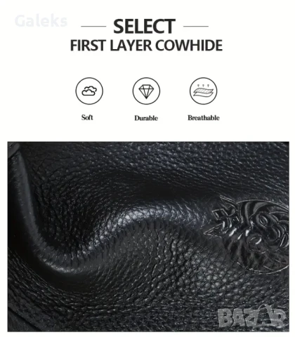 Малка ръчна мъжка чантичка тип Борсета / Кафява естествена кожа!, снимка 13 - Чанти - 49718303