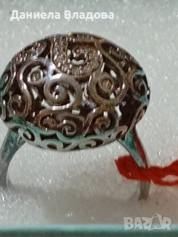 Масивен сребърен пръстен, снимка 2 - Пръстени - 54059713